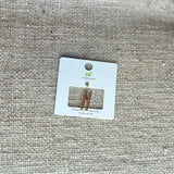 Gold Chunky Block Letter Charm