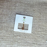 Gold Chunky Block Letter Charm