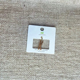 Gold Chunky Block Letter Charm