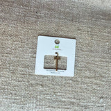 Gold Chunky Block Letter Charm