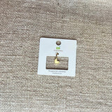 Gold Dotted Heart Charm