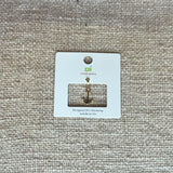 Gold CZ Anchor Charm