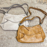 Cassidy Whipstitch Hobo Crossbody Bag