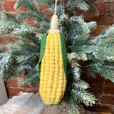 Handmade Wool Felt Corn Orn 8”