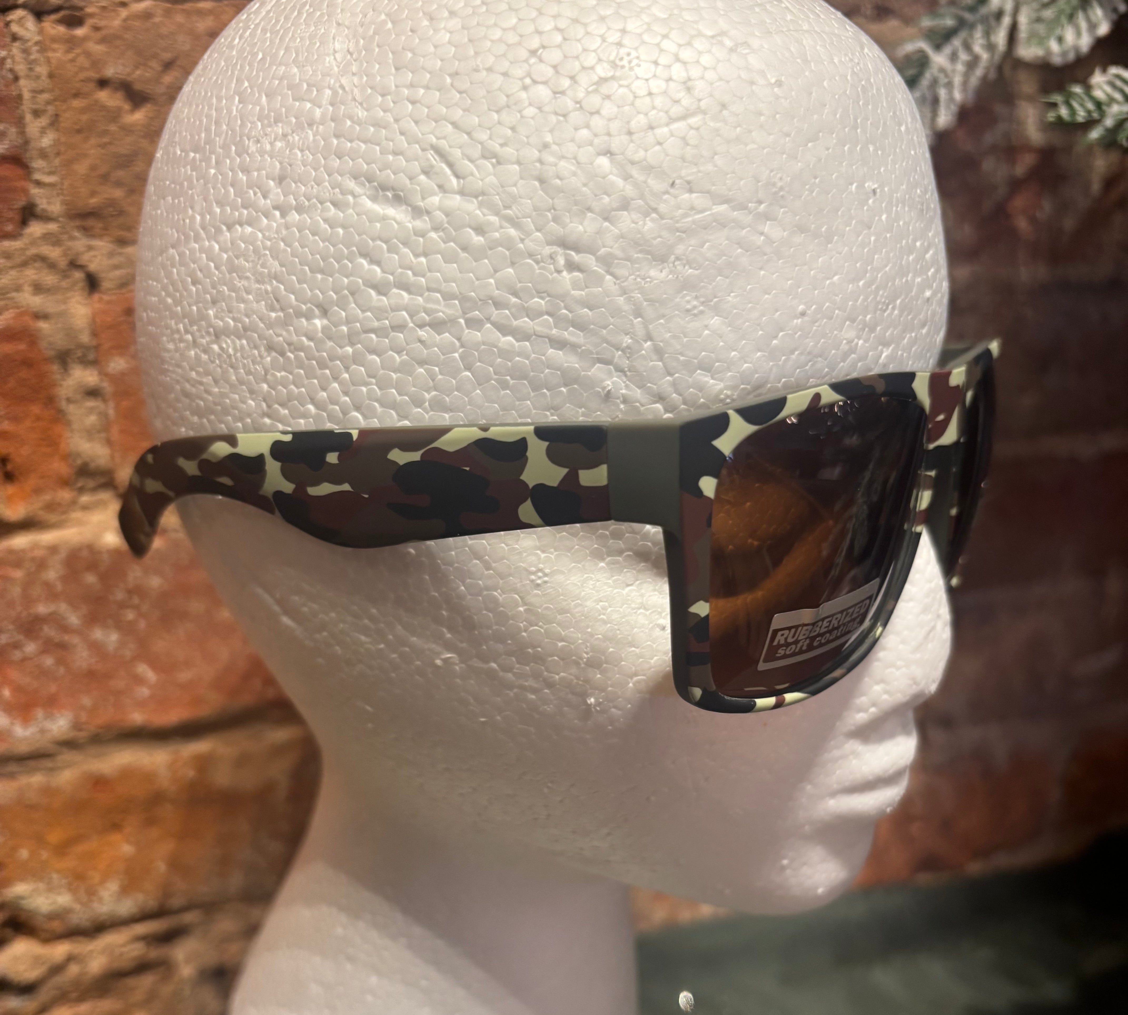 Blue Gem Camo Wrap Sunglasses