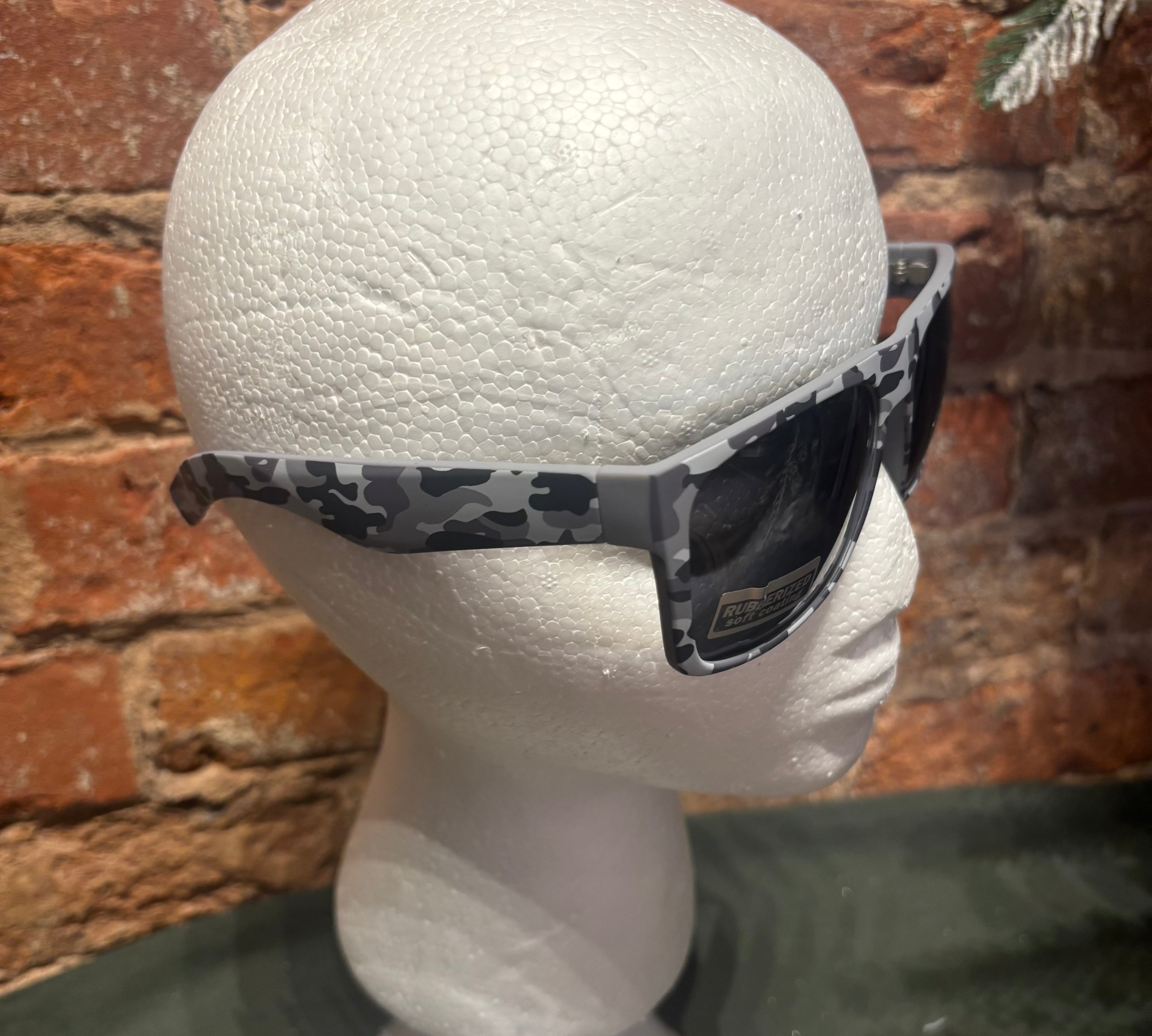 Blue Gem Camo Wrap Sunglasses