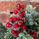 Iced Boxwood & Berry Mini Pick 8”
