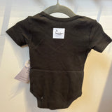 Solid Short Sleeve Bodysuits