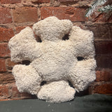 Natural Cotton Tufted Snowflake Pillow 15”