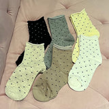 Roll up Polkadot Socks