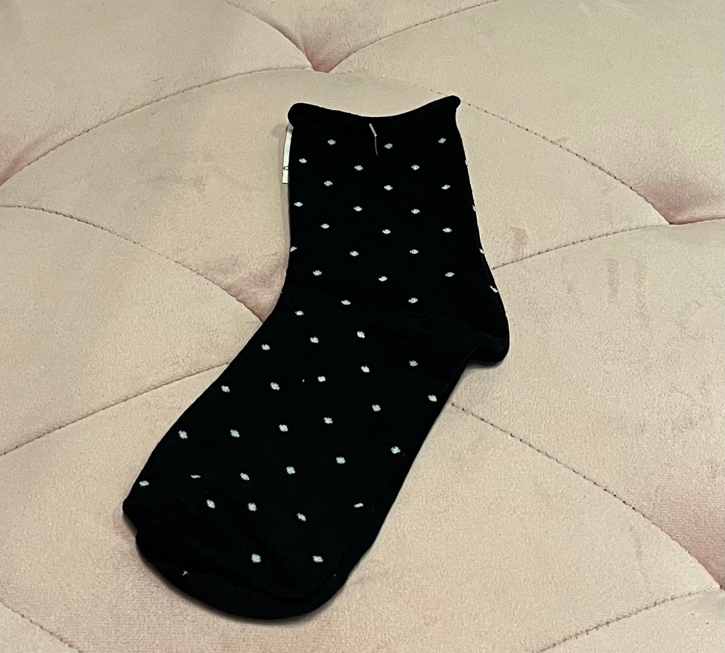 Roll up Polkadot Socks