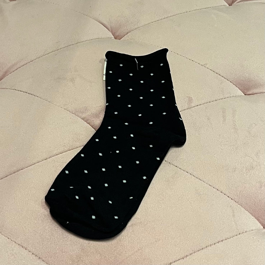 Roll up Polkadot Socks