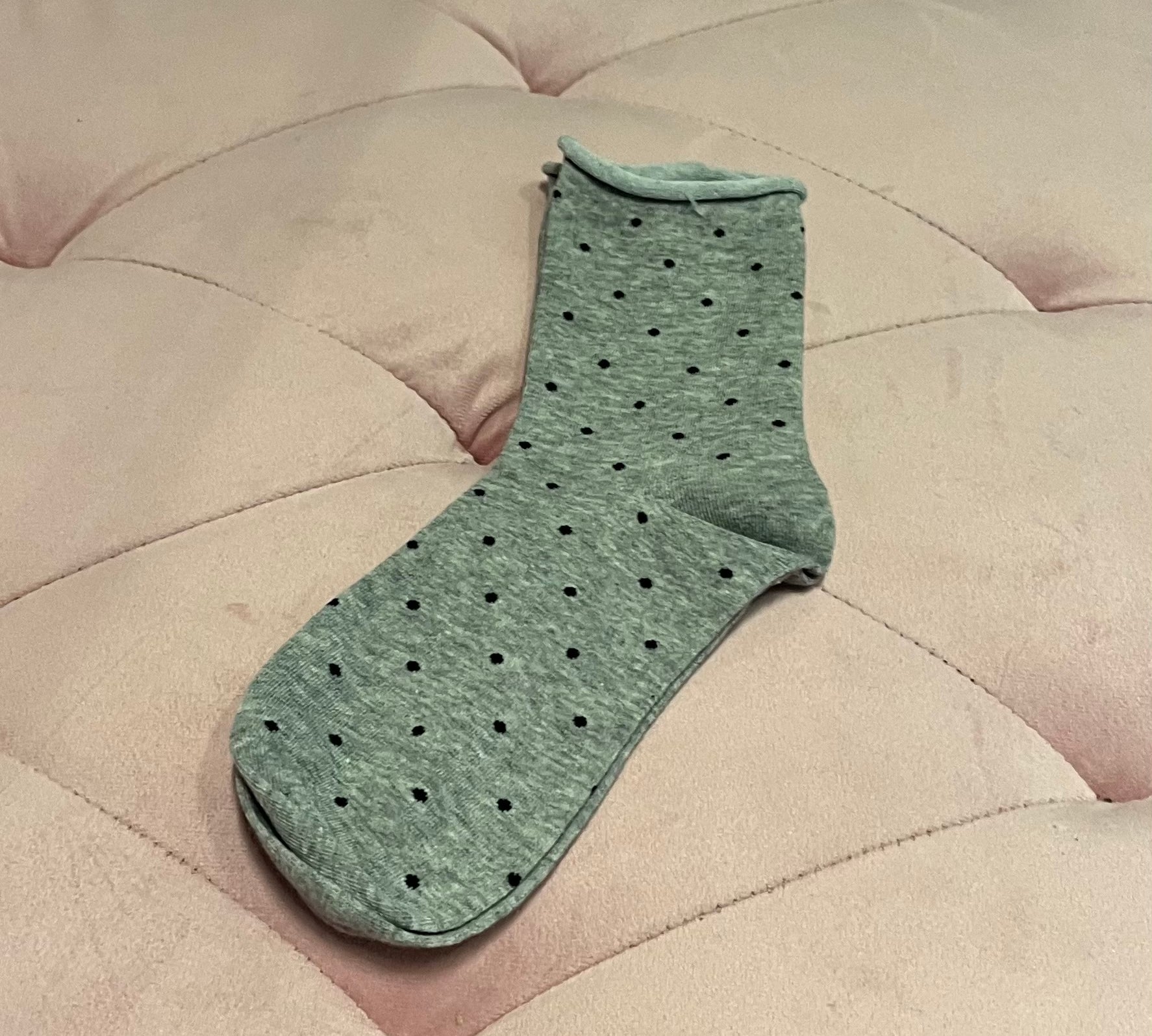 Roll up Polkadot Socks