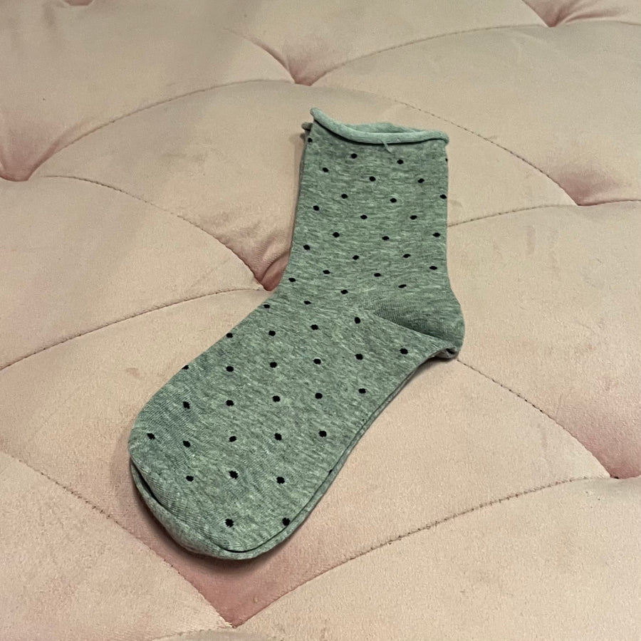Roll up Polkadot Socks