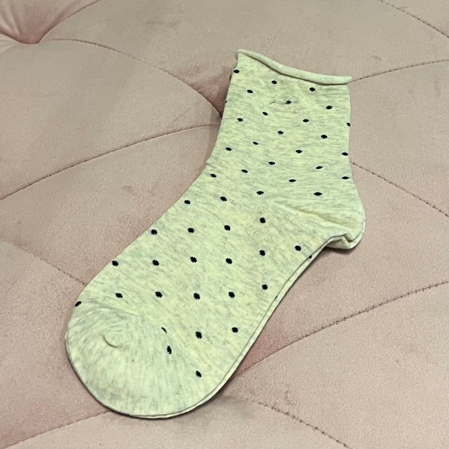 Roll up Polkadot Socks