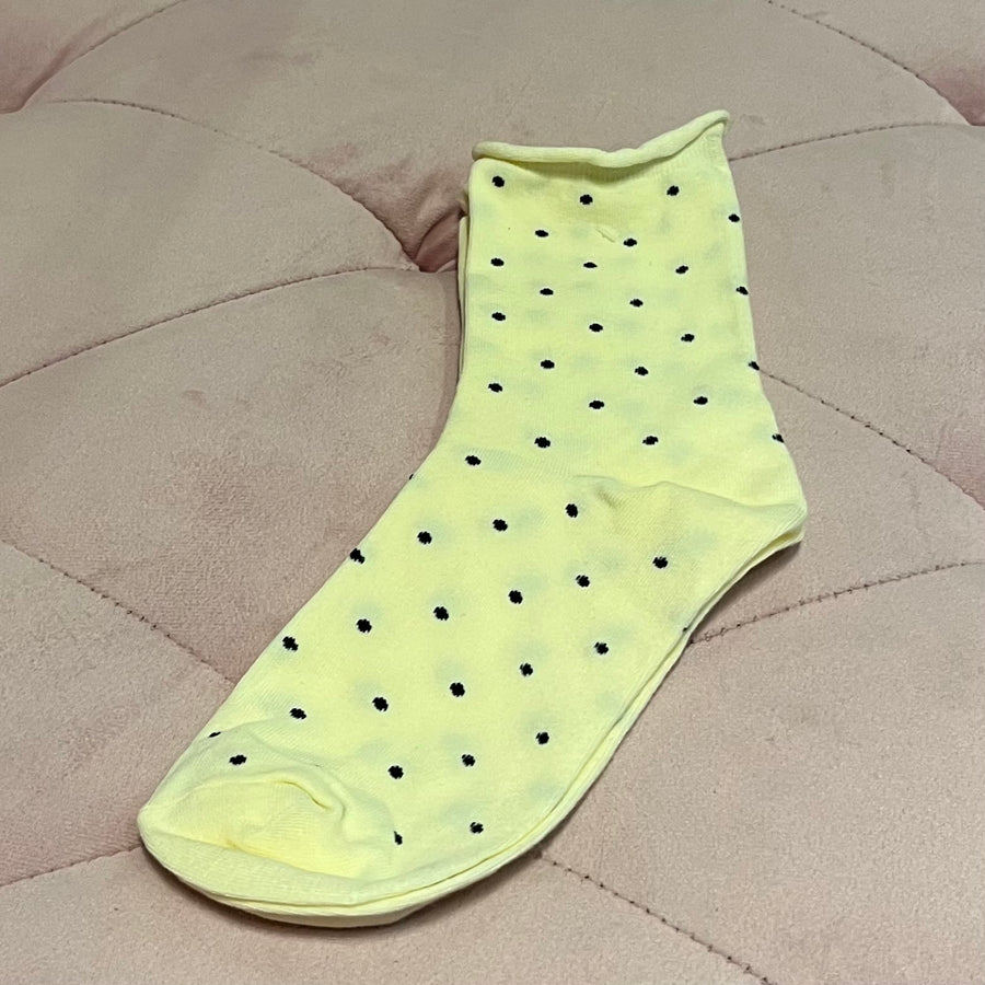 Roll up Polkadot Socks