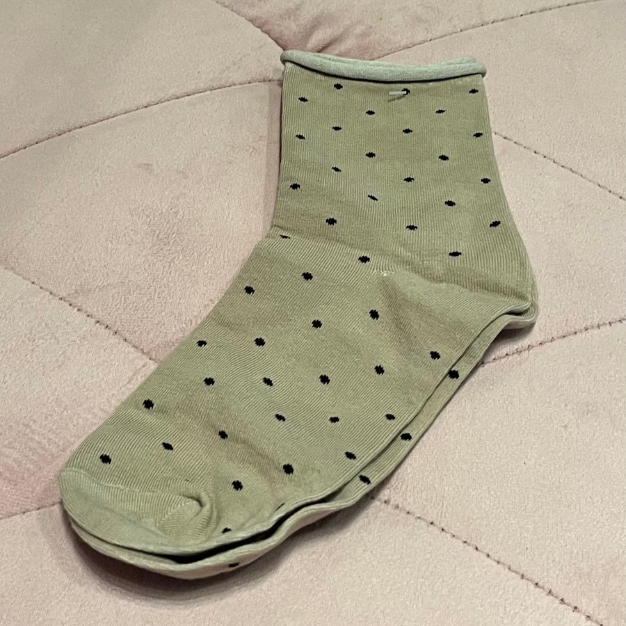 Roll up Polkadot Socks