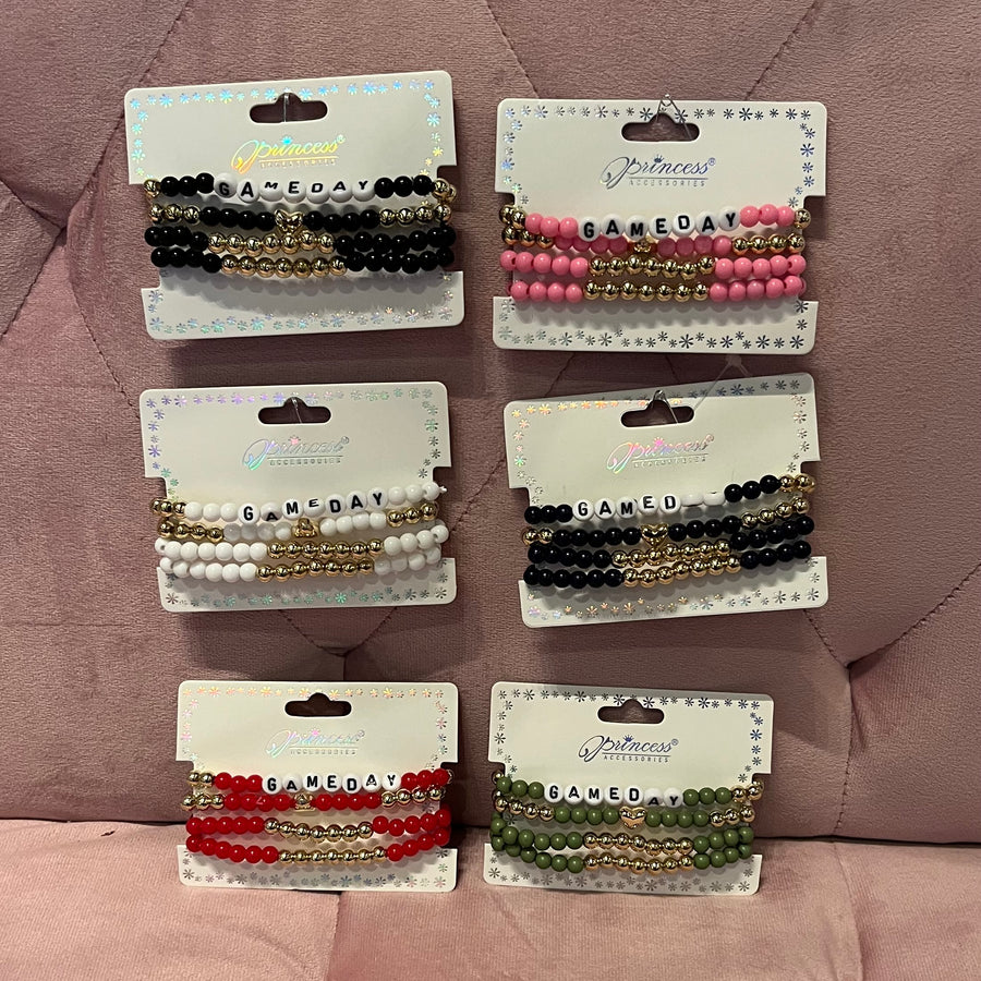 Gameday Layered Stretch Bracelet