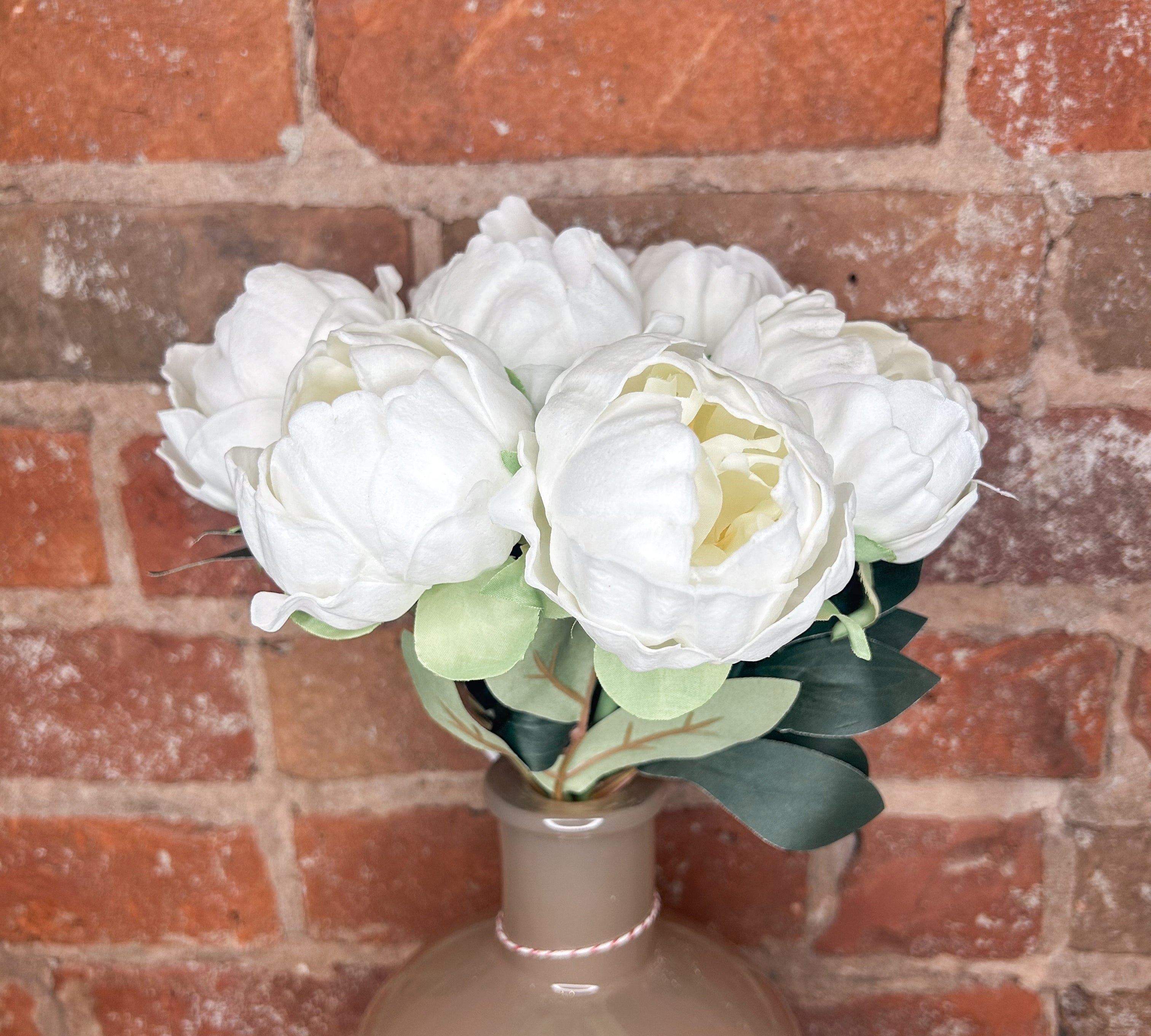 Real Touch Peony Bundle 12"