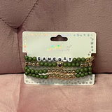 Gameday Layered Stretch Bracelet