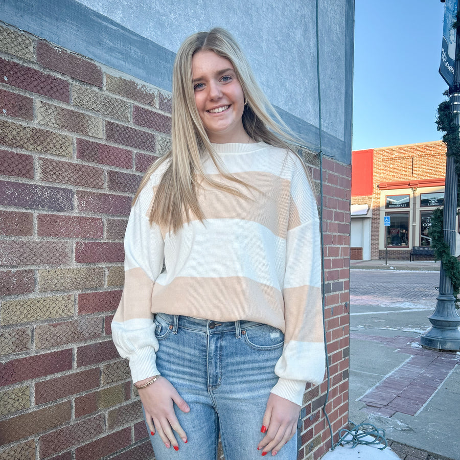 Striped Pullover Sweater