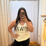 Cream Iowa Hawkeye Tank
