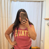 Washed Red/Yellow Iowa State Tank