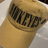 Washed Yellow Hawkeyes Hat