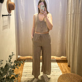 Gray Button Up Vest