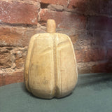 Natural Mango Wood Pumpkin 5.25”x7”