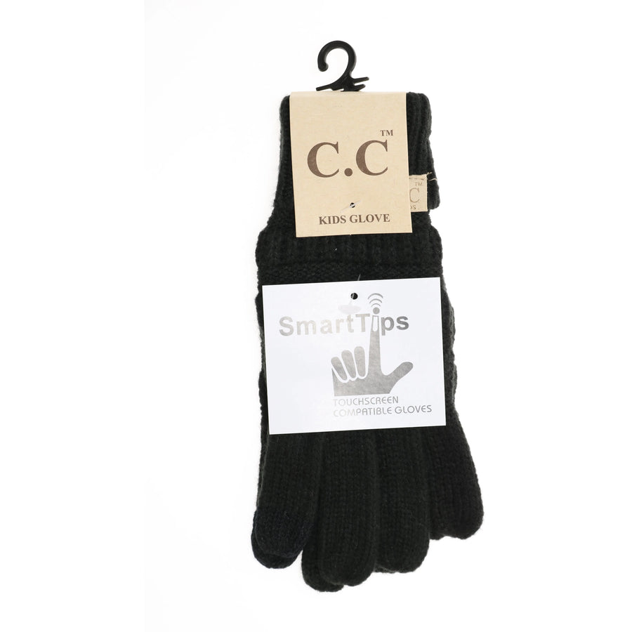 CC Kids Cable Knit Gloves