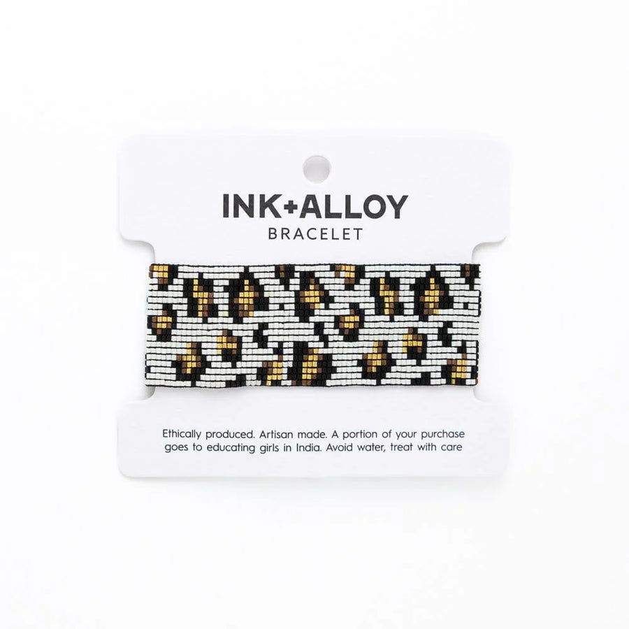 Brooklyn Cheetah Beaded Bracelet