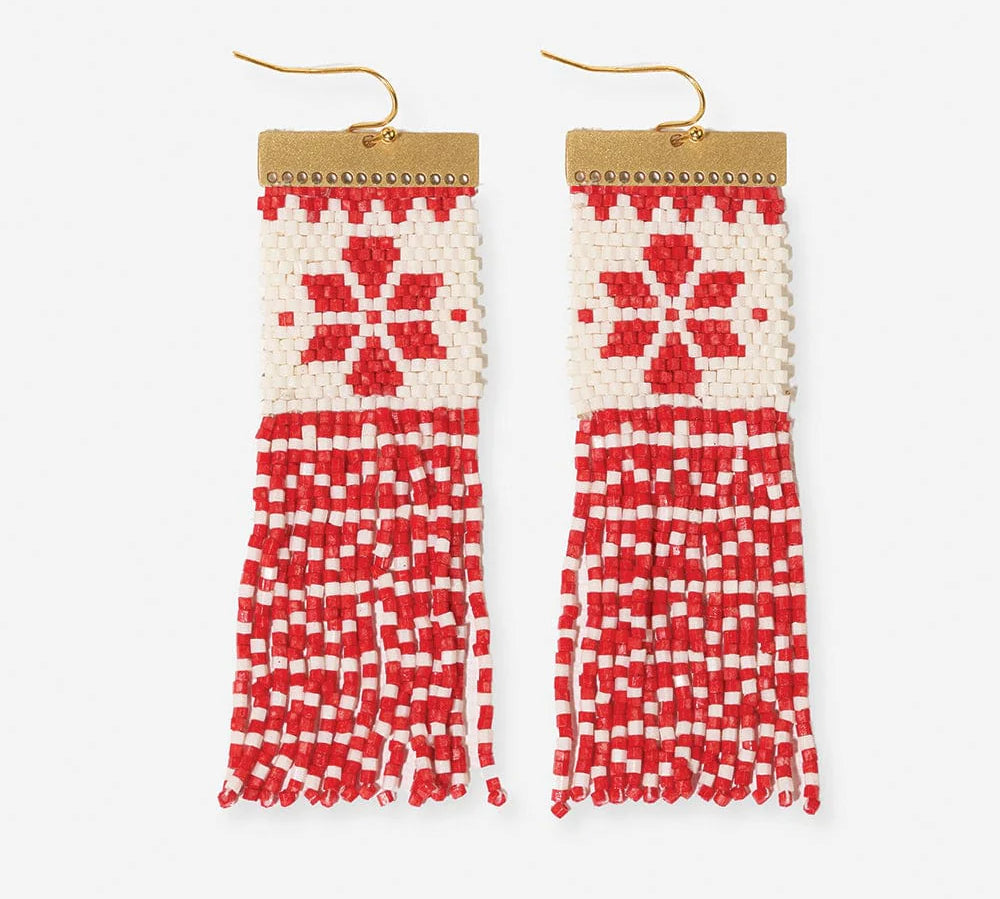 Lauren Holiday Beaded Earring