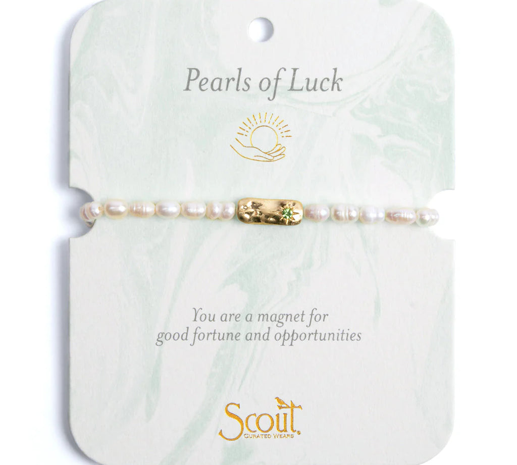 Pearl Affirmation Bracelet