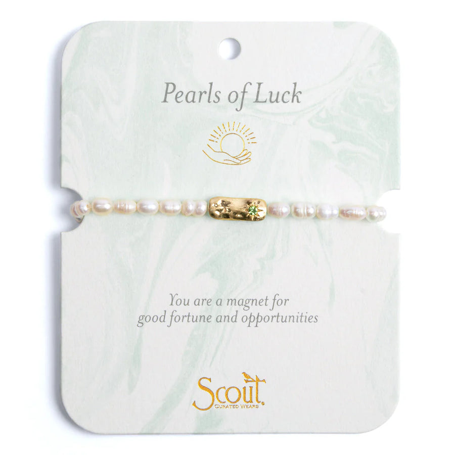 Pearl Affirmation Bracelet