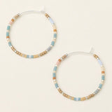 Chromacolor Miyuki Small Hoop Earring