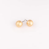 Brushed Gold Grenada Earring