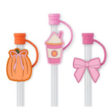 Seasonal Swig Straw Topper Set