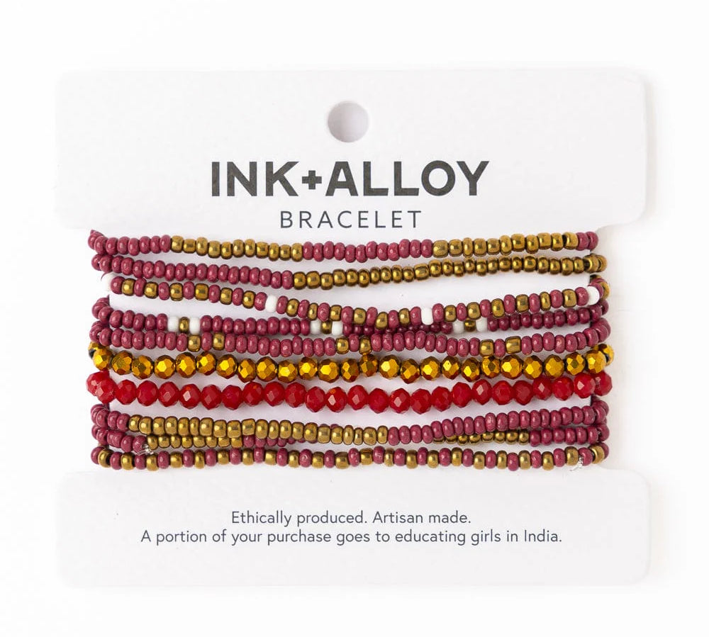Sage Carded Bracelet Stack