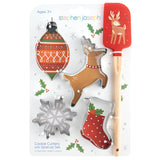 SJ Holiday Cookie Cutter & Spatula Set