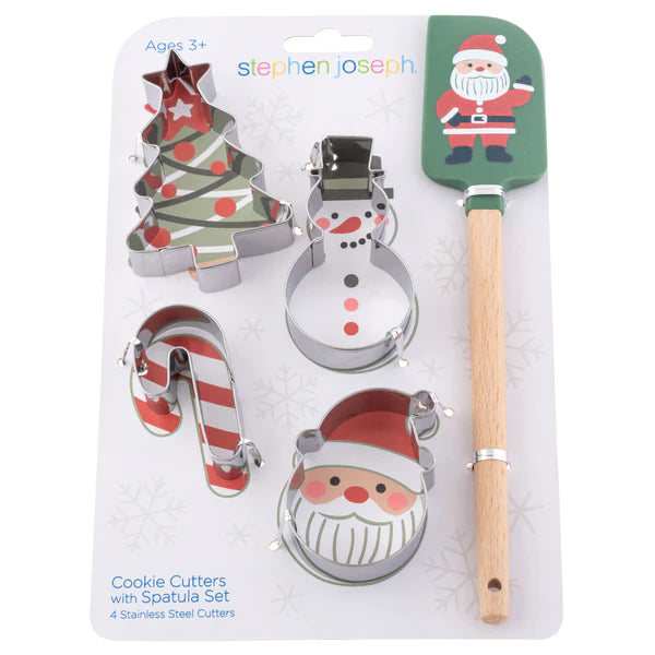 SJ Holiday Cookie Cutter & Spatula Set