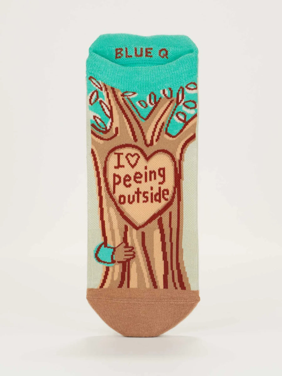 Blue Q Sneaker Socks
