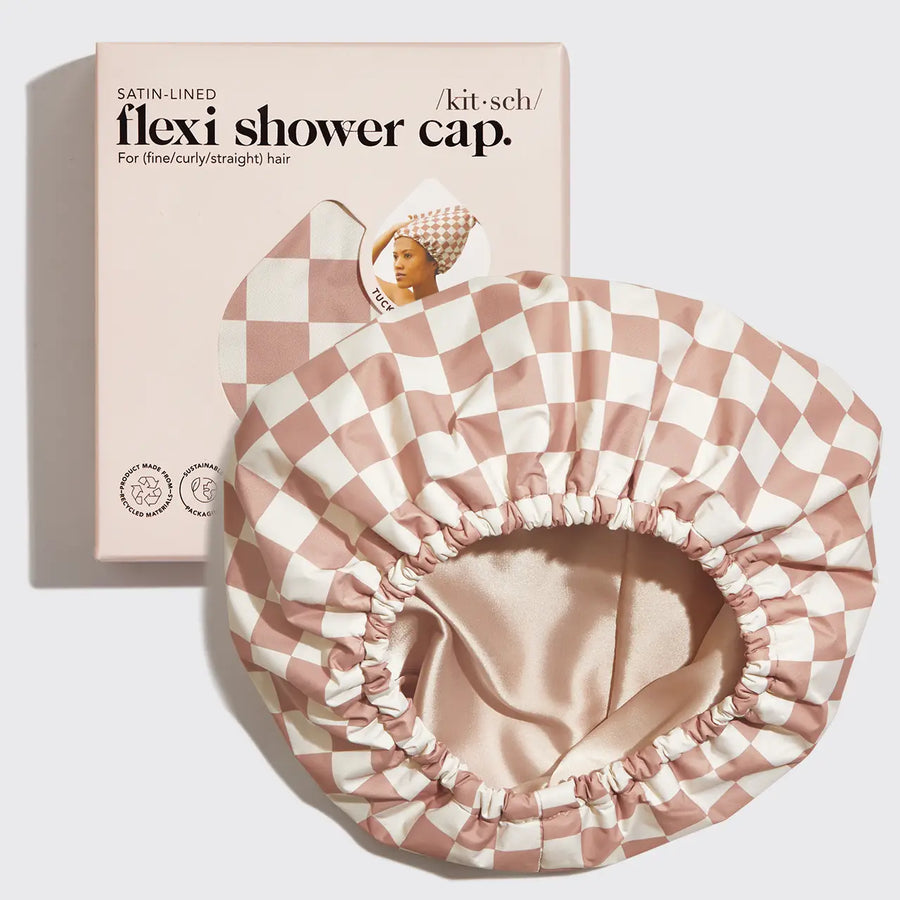 Satin Lined Shower Cap