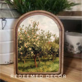 Arch Top Apple Orchard Sign 6x8"