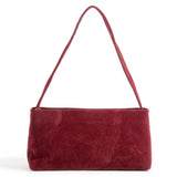 Faux Suede Rectangle Bag