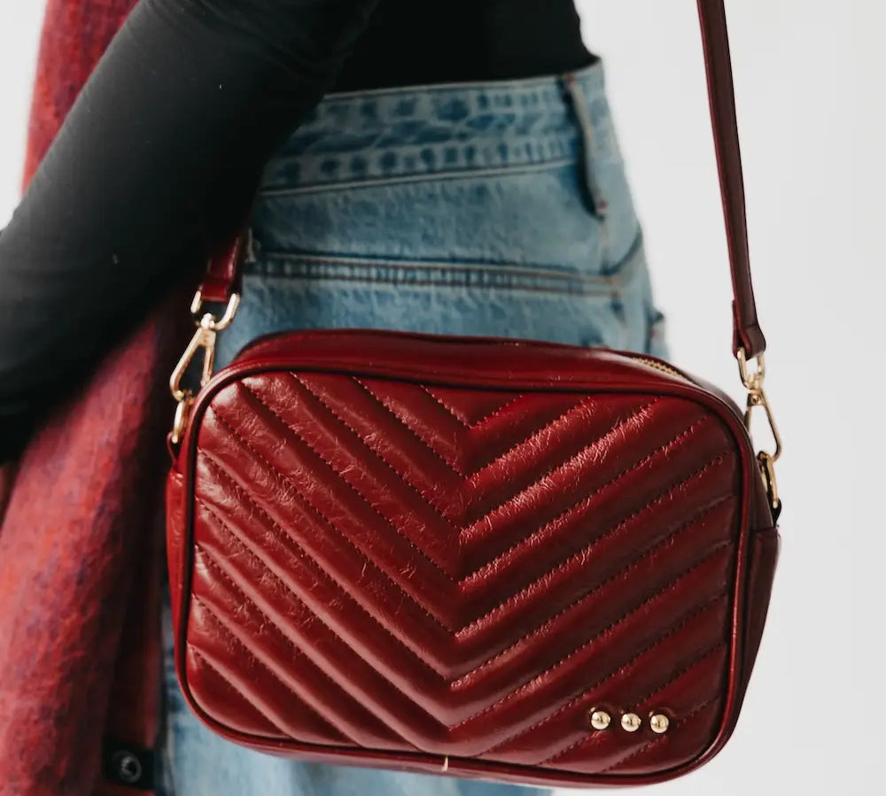Coco Quilted Camera Crossbody Bag