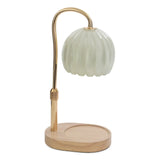 Milk Glass Candle Warmer Lamp
