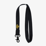Black Iowa Hawkeye Neck Lanyard