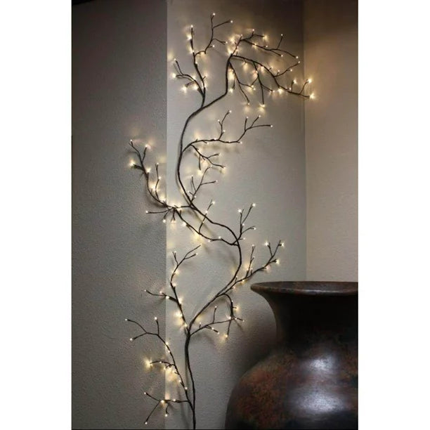 144 LED Willow Vine 90” w/ Twinkle & Timer