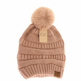 CC Super Soft Matching Pom Beanie